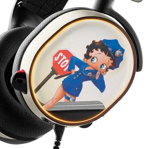 Betty Boop The Police Officer SteelSeries Arctis 3 Skin